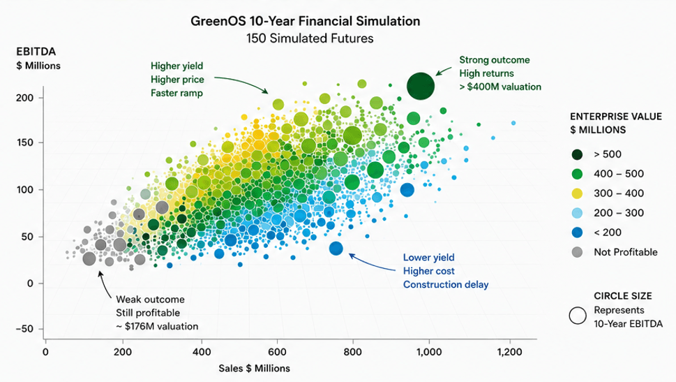 monte carlo bubble chart for valuation