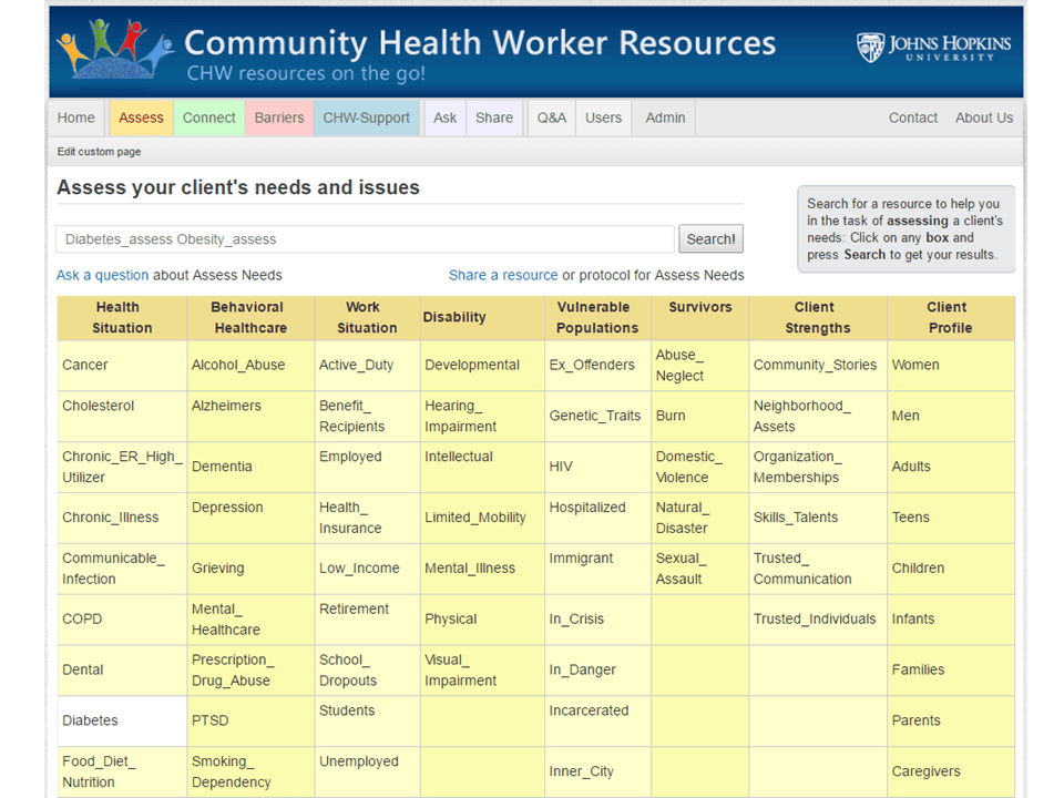 Community Health Worker Resource Platform